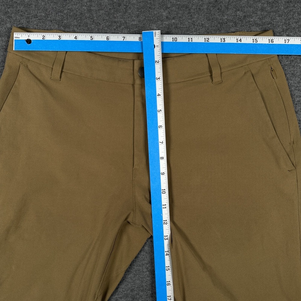 Lululemon Pants Men 32x30 Khaki Commission Classic 5 Pocket Trouser Warpstreme * - Picture 9 of 12
